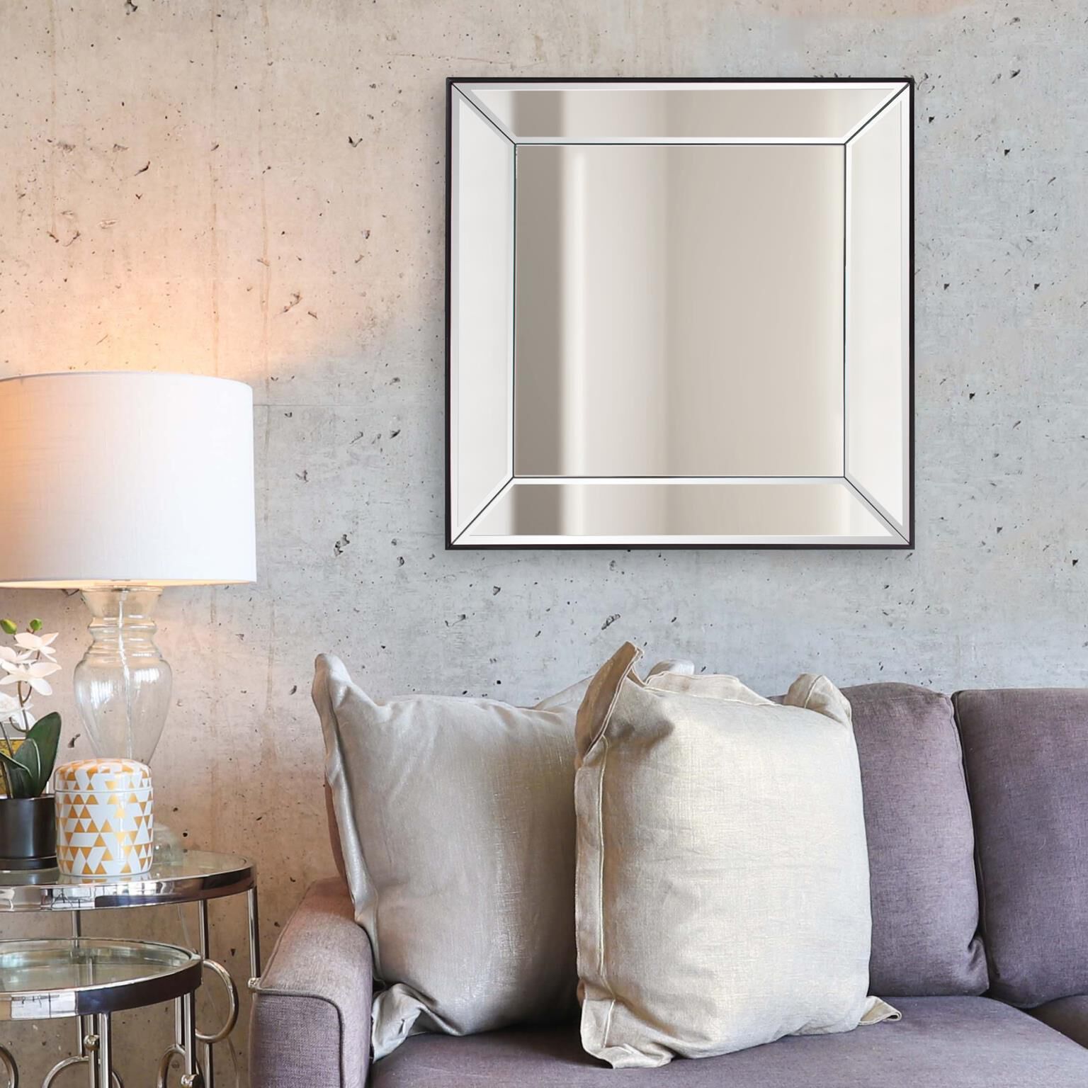 Vogue 30 X 30 inch Mirrored Wall Mirror