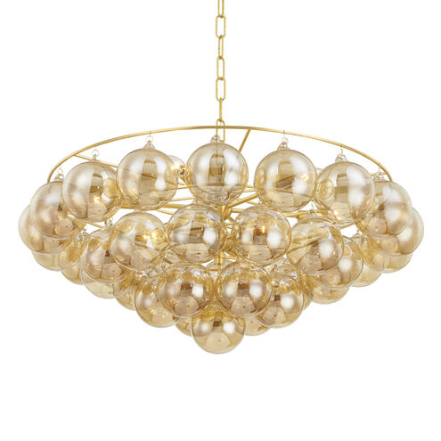 Mimi 9 Light 32 inch Aged Brass Chandelier Ceiling Light