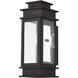 Princeton 1 Light 14 inch Bronze Outdoor Wall Lantern