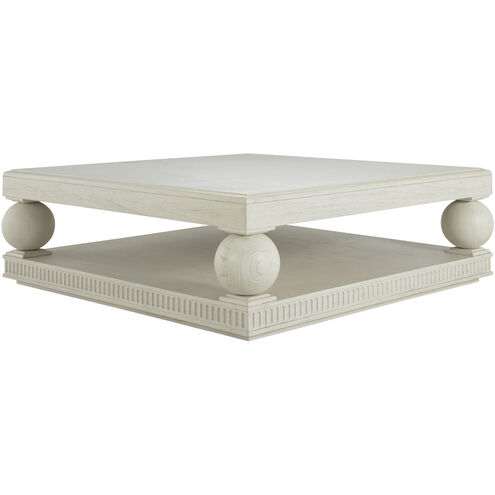 Bronte 54 X 54 inch Antique Brushed White Coffee Table