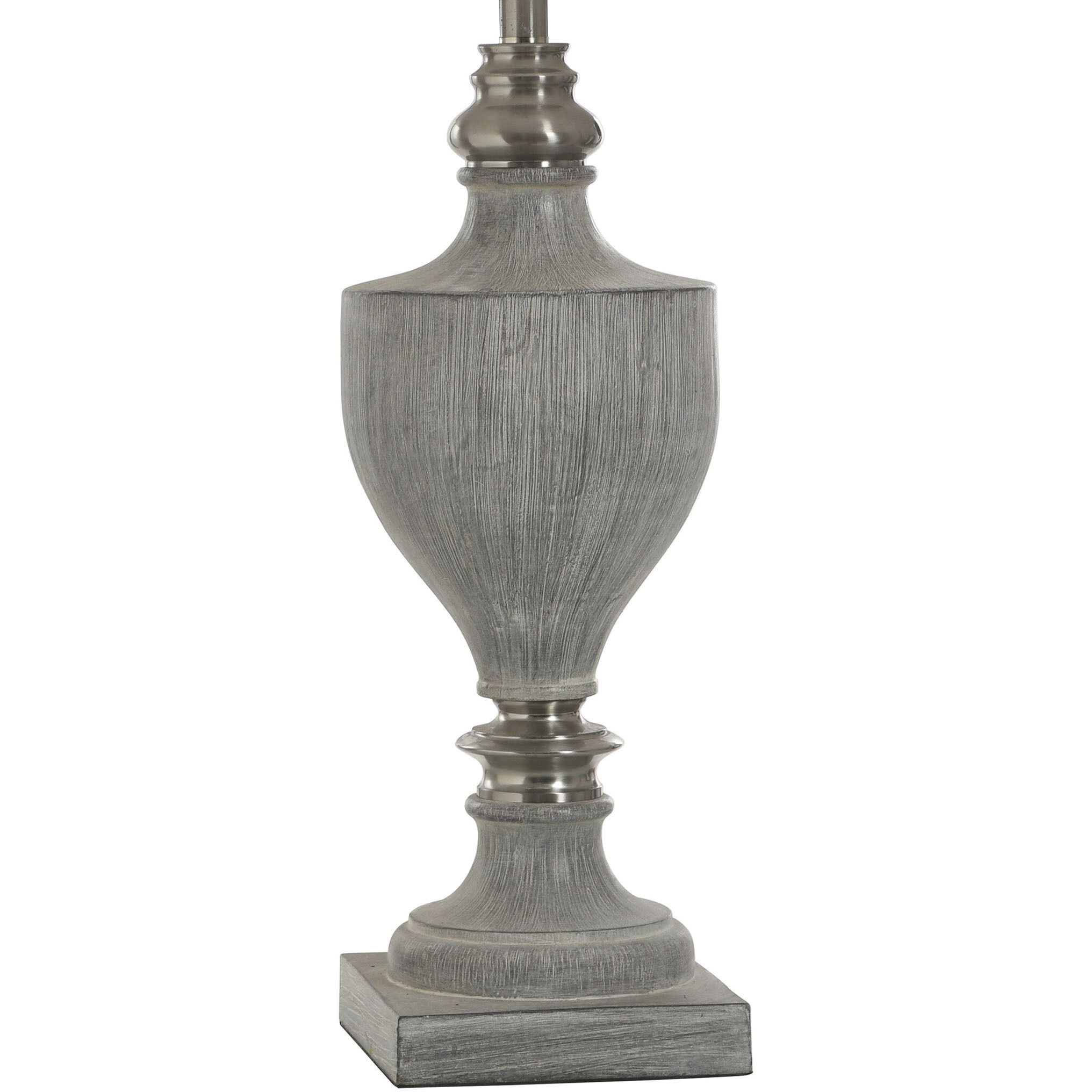 Branson 35.75 inch 150 watt Grey Table Lamp Portable Light