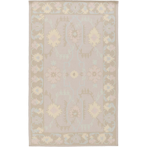 Jewel Tone II 132 X 96 inch Lilac, Cream, Pale Pink, Tan, Butter Rug
