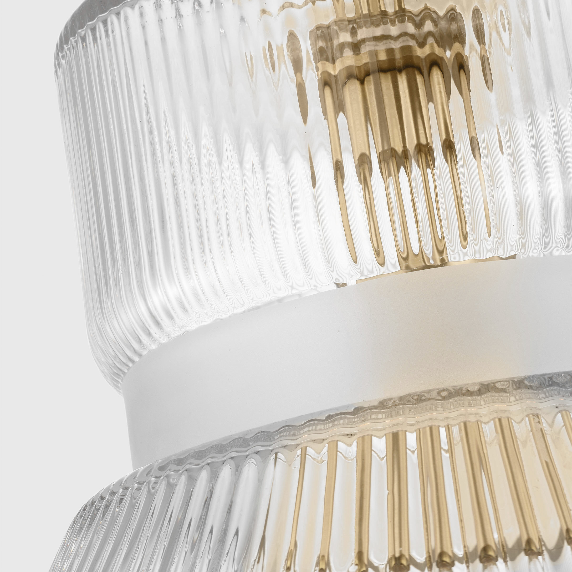 Drew & Jonathan Liouet 1 Light 18 inch Satin Brass Pendant Ceiling Light, Large