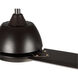Oriole 60 inch Architectural Bronze with Bronze Blades Ceiling Fan, Progress LED