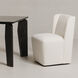 Cormac White Rolling Dining Chair