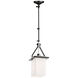 Brydon LED 6 inch Black and Brushed Nickel Sconce/Pendant Ceiling Light in Black/Brushed Nickel