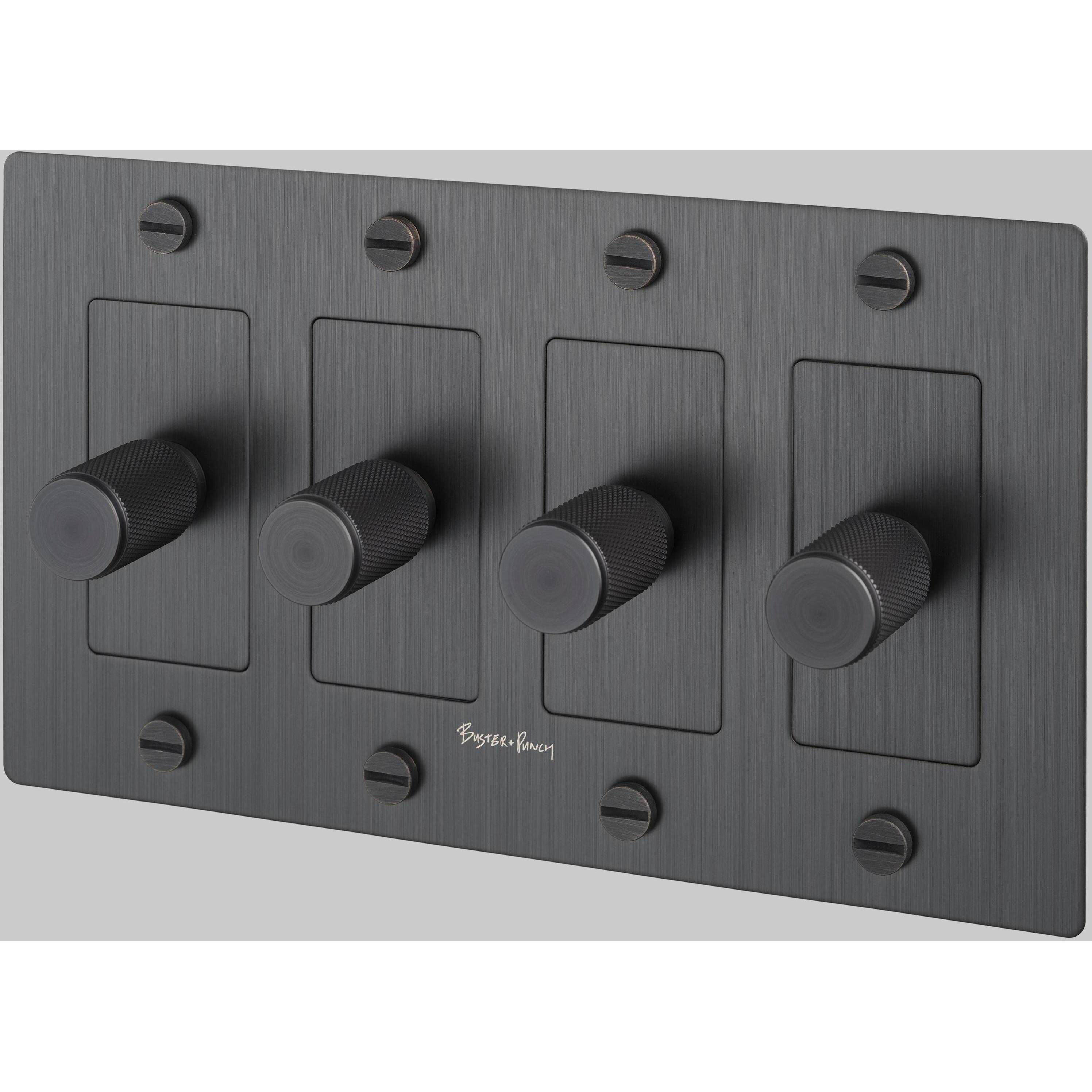 4G 100-120 Smoked Bronze Dimmer Switch, LED