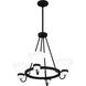 Marigold 4 Light 25 inch Earth Black Chandelier Ceiling Light