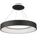 Lazio LED 23.5 inch Black Chandelier Ceiling Light