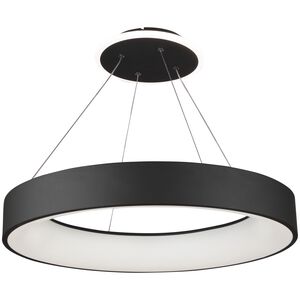 Lazio LED 23.5 inch Black Chandelier Ceiling Light