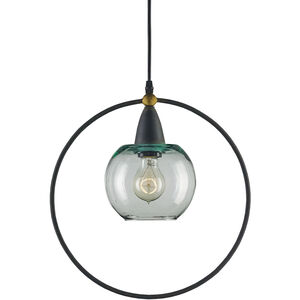 Moorsgate 1 Light 14 inch Blacksmith/Old Brass Pendant Ceiling Light
