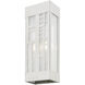 Malmo 2 Light 17 inch Brushed Nickel Outdoor Sconce
