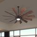 Windmolen 65 inch Oil Rubbed Bronze with Seasoned Wood Blades Outdoor Ceiling Fan
