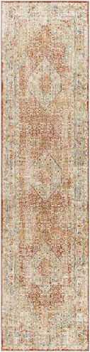 Aspendos 120 X 31 inch Brick Red Rug, Runner