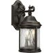 Ashmore 2 Light 15 inch Antique Bronze Outdoor Wall Lantern
