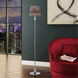 Dann Foley 46 inch 5.00 watt Polished Nickel Floor Lamp Portable Light 