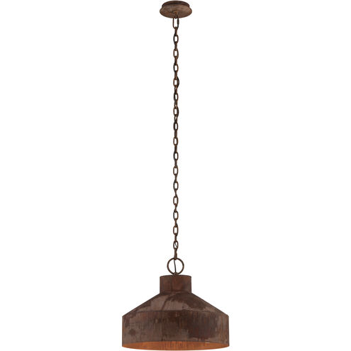 Rise & Shine 3 Light 18 inch Rust Patina Pendant Ceiling Light