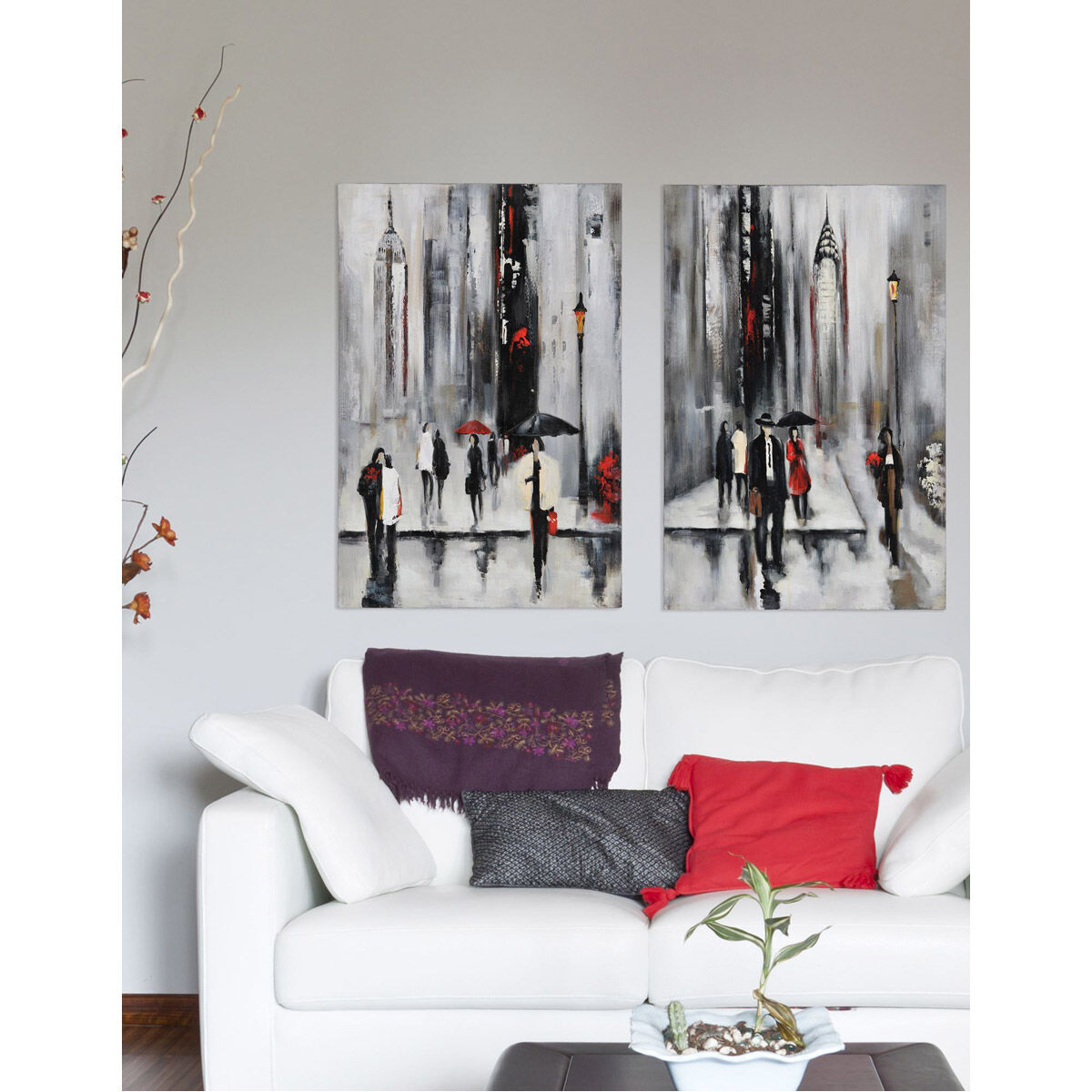 Bustling City Ii Wall Art