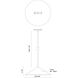 Luiz 48V DC White Trilo Track Pendant Ceiling Light