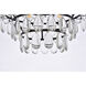 Mila 3 Light 16 inch Black Flush Mount Ceiling Light