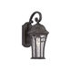 Highgate 3 Light 23 inch Black Coral Exterior Wall Mount