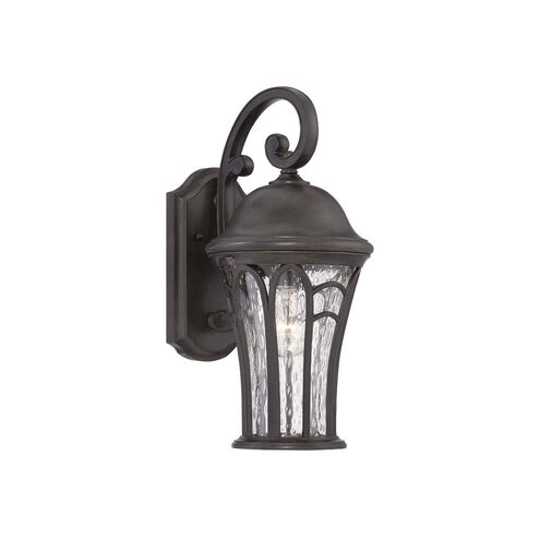 Highgate 3 Light 23 inch Black Coral Exterior Wall Mount