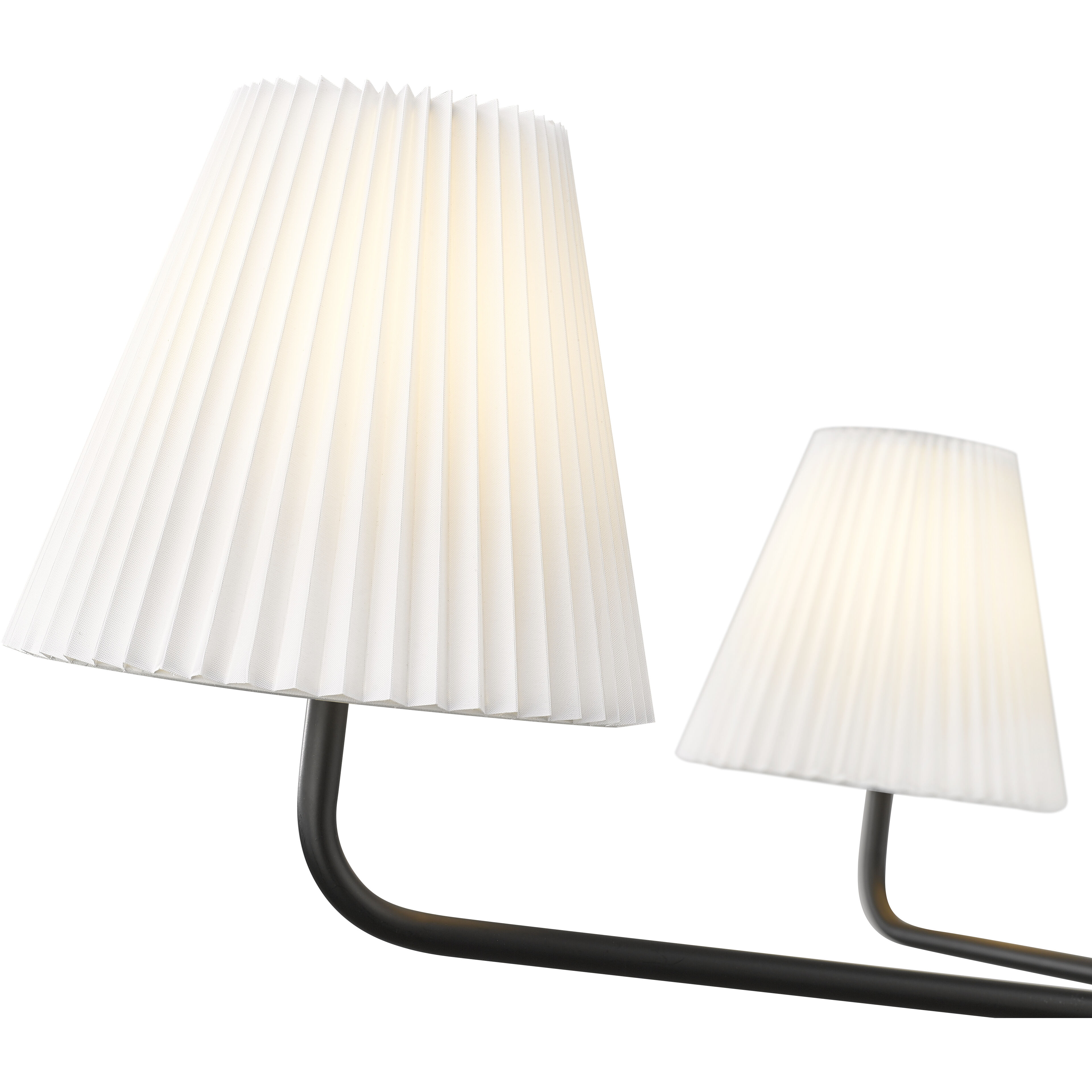 Ami 4 Light 40 inch Matte Black Chandelier Ceiling Light