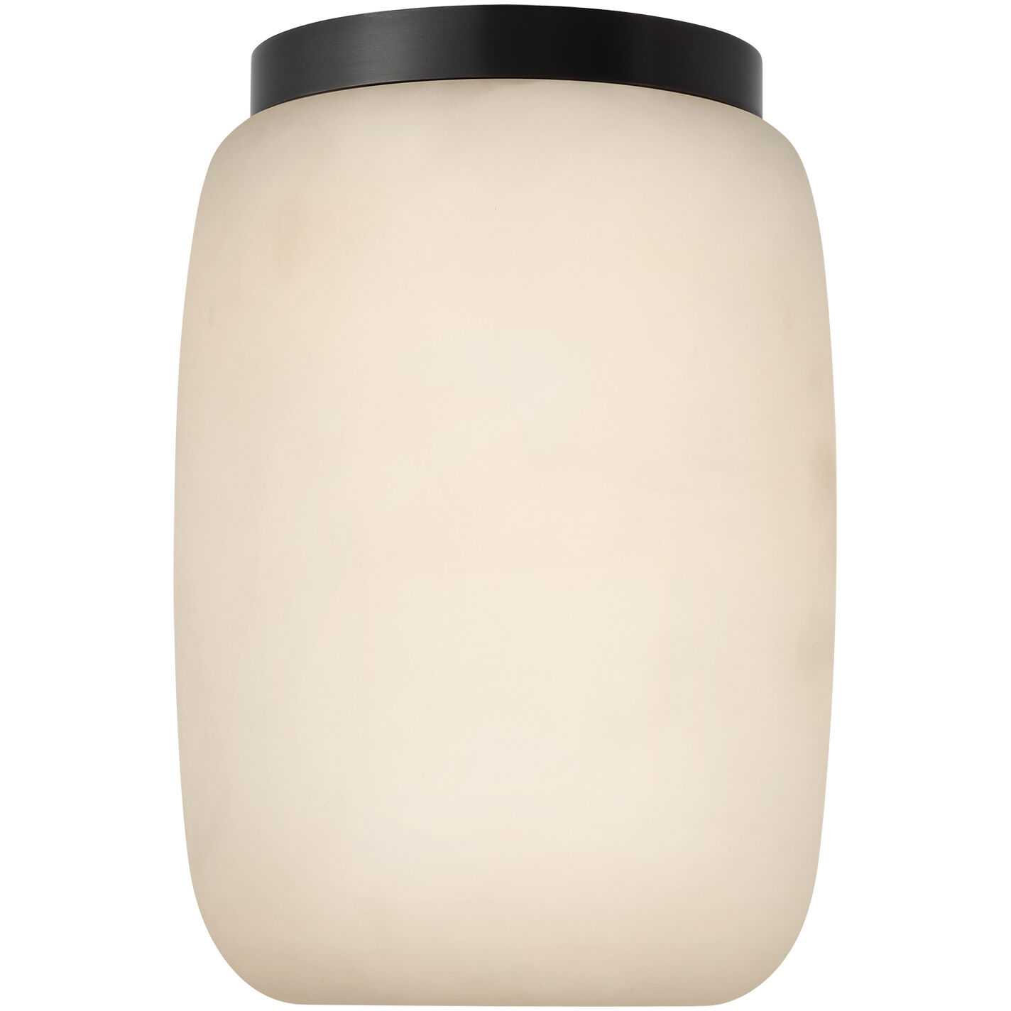 Kelly Wearstler Formosa LED 5.25 inch Alabaster and Bronze Elongated Flush Mount Ceiling Light