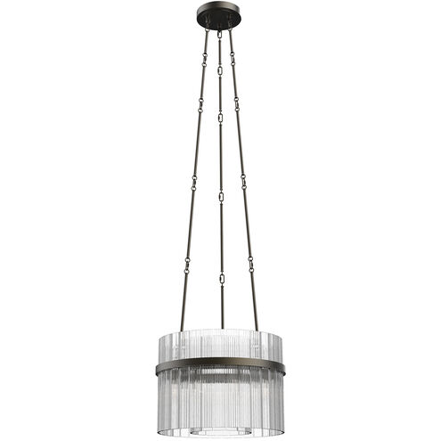 Carlisle 8 Light 22.5 inch Urban Bronze Chandelier Ceiling Light