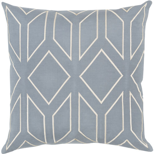 Skyline 18 inch Cream, Denim Pillow Kit