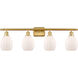 Ballston Eaton LED 36 inch Satin Gold Bath Vanity Light Wall Light, Ballston