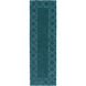 Mystique 96 X 30 inch Teal Rug