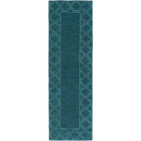 Mystique 96 X 30 inch Teal Rug