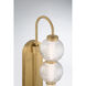 Cordel LED 5.25 inch Legacy Brass Wall Sconce Wall Light