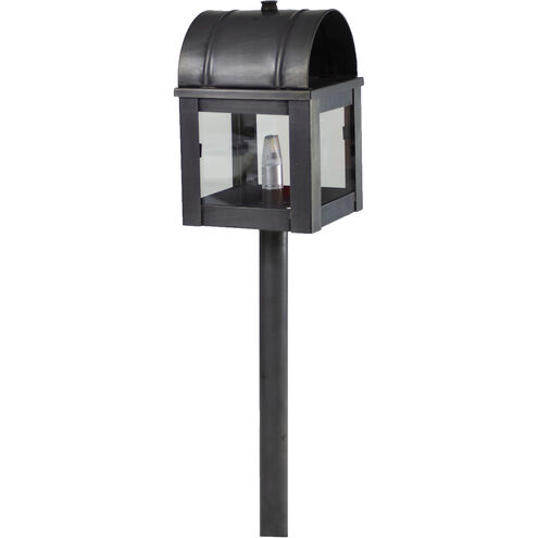 Hawthorne Adams Antique Brass Path Light in Clear Glass