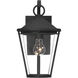 Outremont 1 Light 15.25 inch Sand Coal Black Outdoor Wall Lantern