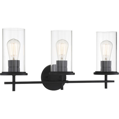 Haisley 3 Light 23 inch Coal Bath Light Wall Light