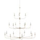 Nottaway 18 Light 60 inch Champagne Chandelier Ceiling Light, Grande