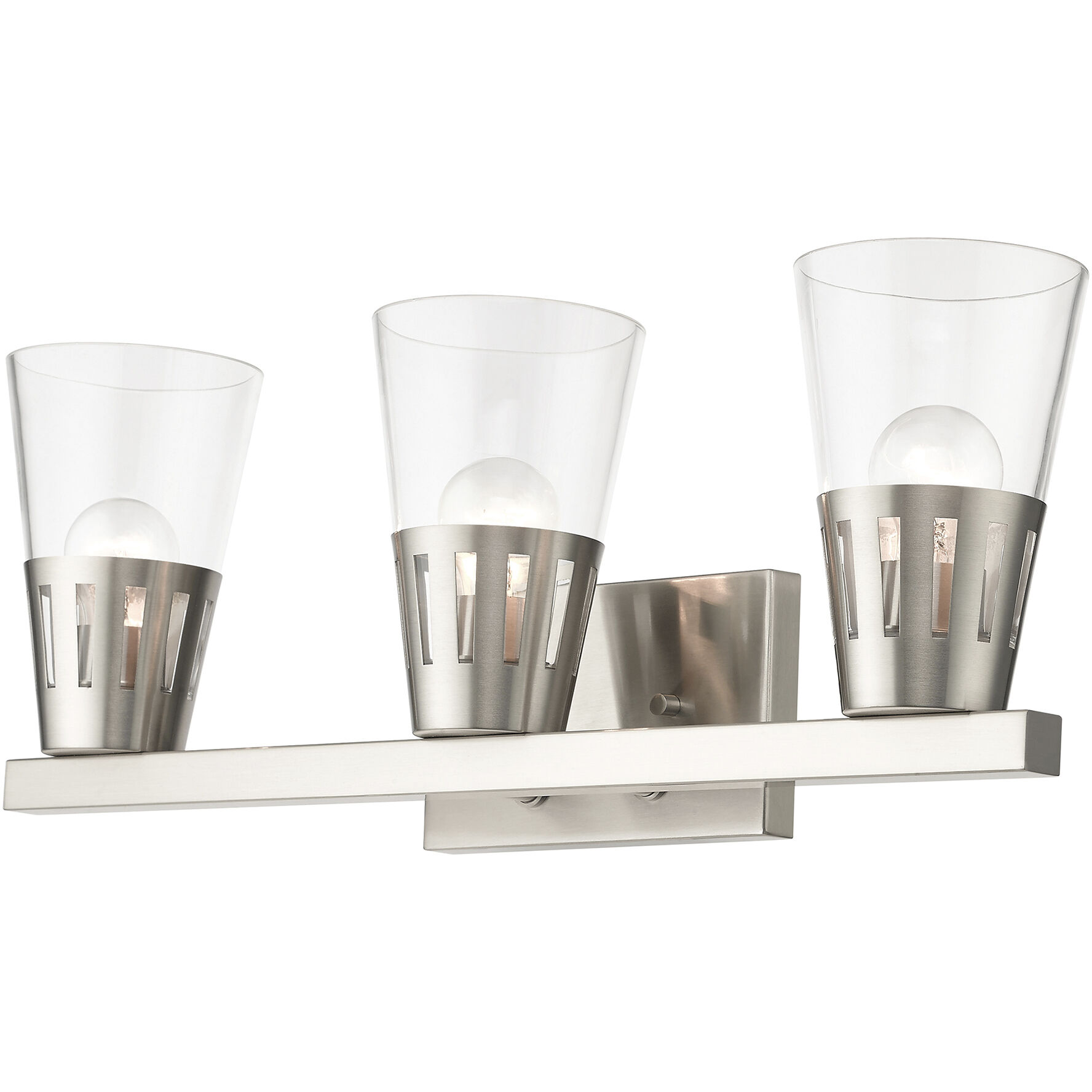 Bennington 3 Light 23.5 inch Brushed Nickel Vanity Sconce Wall Light