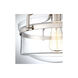 Modern 1 Light 13.25 inch Brushed Nickel Semi-Flush Ceiling Light