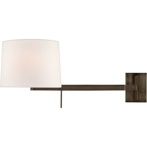 Barbara Barry Sweep 1 Light 11.75 inch Bronze Right Articulating Sconce Wall Light, Medium