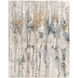 Ladoga 89 X 60 inch Light Beige/Cream/Denim Blue/Gray Rug, 5ft x 8ft