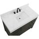 Nathan 42 X 34 inch Mocha Brown Bathroom Vanity Cabinet in Included