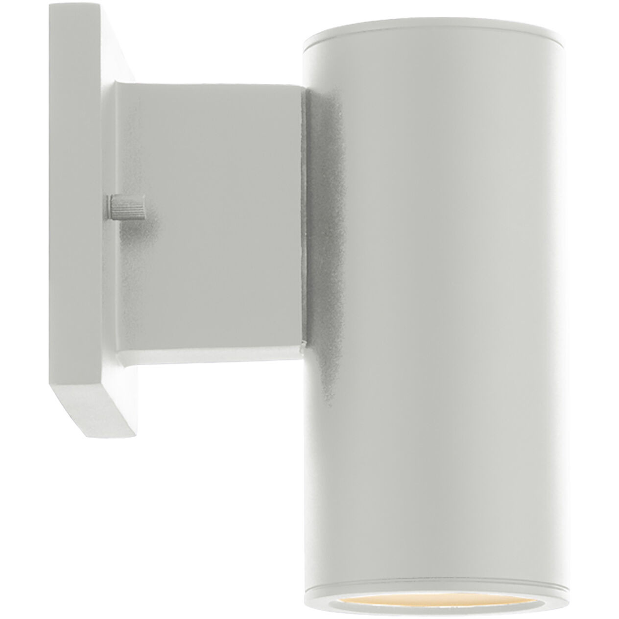 Cylinder LED 6.75 inch White Outdoor Wall Light