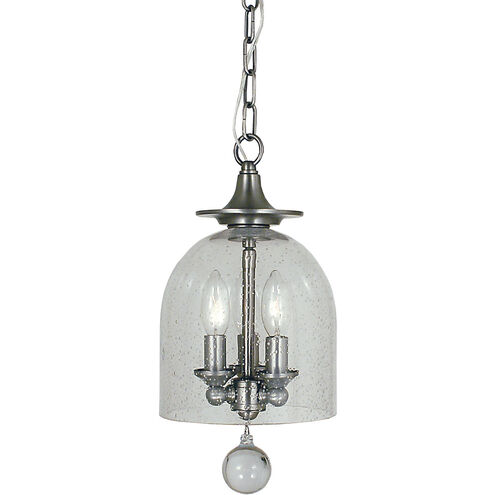 Hannover 3 Light 7 inch Brushed Nickel Mini Chandelier Ceiling Light