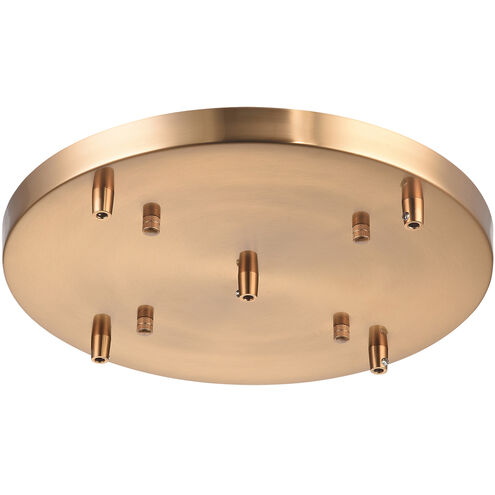 Leo 14 inch Aged Gold Brass Multi Ceiling Canopy Ceiling Light