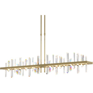 Solitude LED 51.9 inch Modern Brass Pendant Ceiling Light, Large