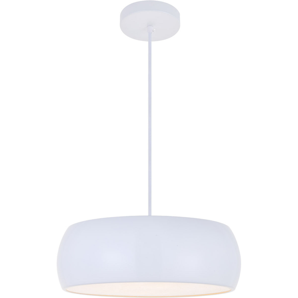 Flynn 2 Light 14 inch White Pendant Ceiling Light