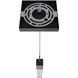 Original Glacier Avenue LED 2 inch Black Pendant Ceiling Light in Bubbled