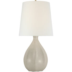 AERIN Rana 30 inch 15.00 watt Bone Craquelure Table Lamp Portable Light, Large